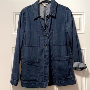 Eileen fisher lightweight denim jacket/shirt petite small